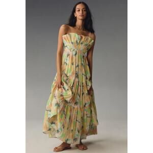 knee length dresses for ladies Halcyon 3D Flower Appliqu Midi Dress